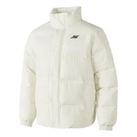 Waterproof jachetă cu imprimeu literar „Alb”