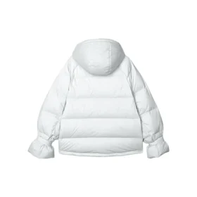 WMNS) Jachetă cu glugă și mâneci lungi, cu fermoar, Skechers „Alb”