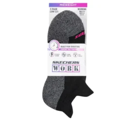 Work: Șosete cu talpă joasă și bandă de fixare – pachet de 3
